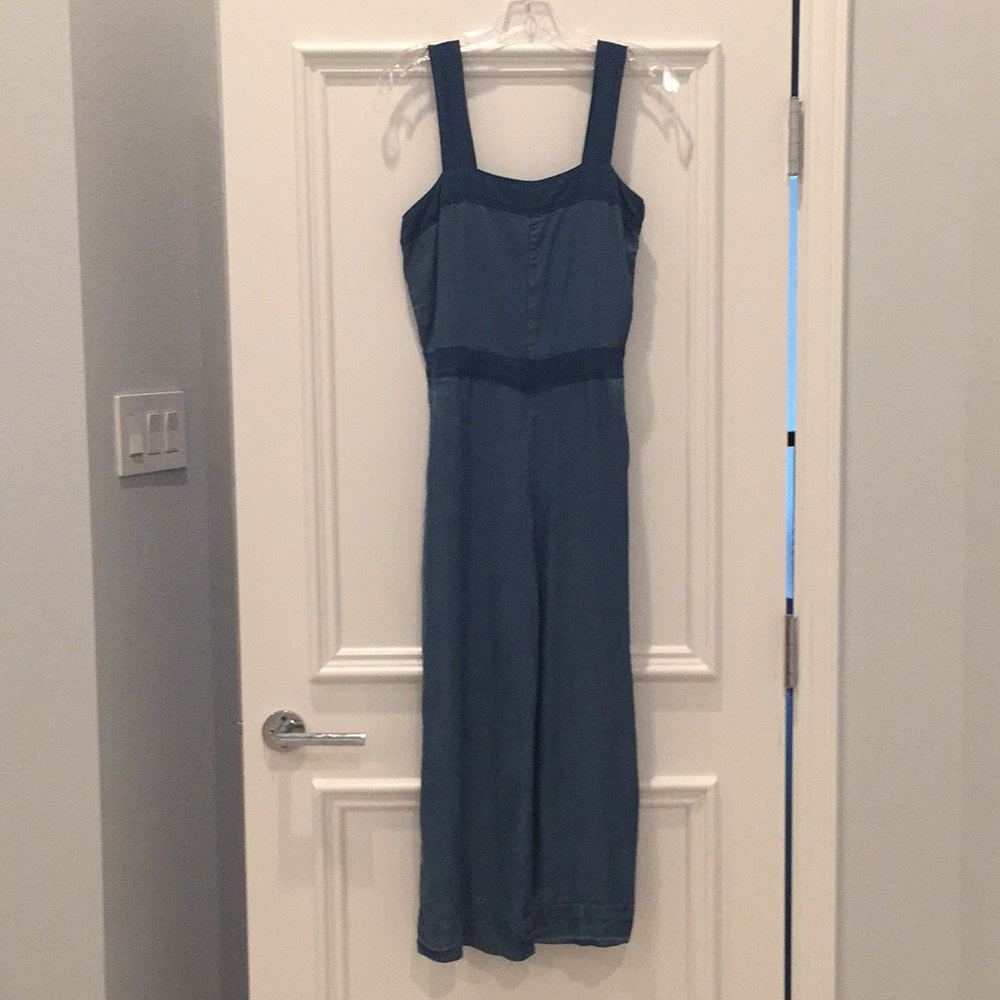Splendid Wide Legged Cropped Jumpsuit